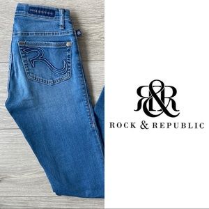 Rock & Republic Women’s Blue Denim Skinny